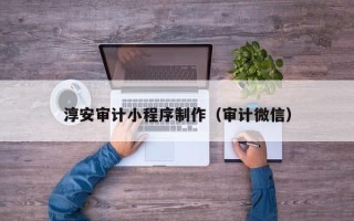 随县淳安审计小程序制作（审计微信）